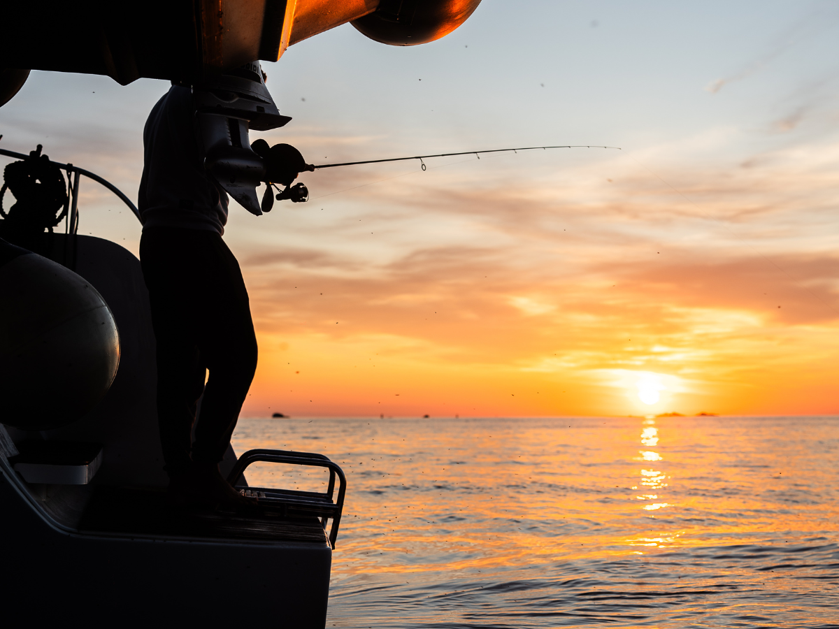 Fishing von Bord