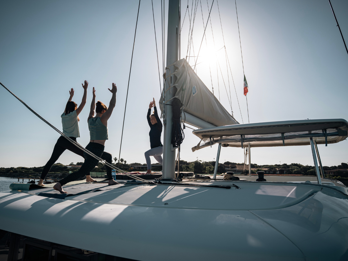 Pilates am Boot